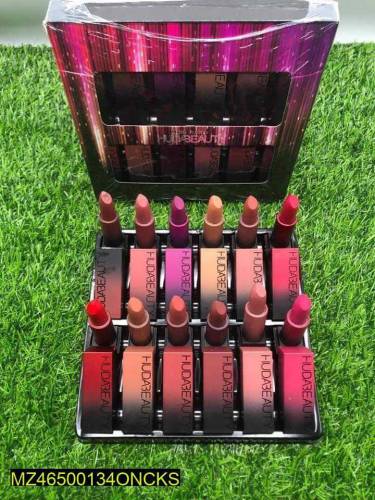 •  Power Bullet Matte Lipstick Pack Of 12