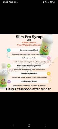 weight loss syrub