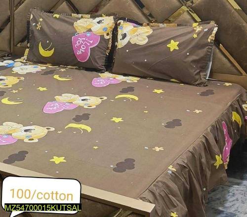 •  Fabric: Cotton•  Pattern: Printed•  Bed Size: Double Bed•  Number O
