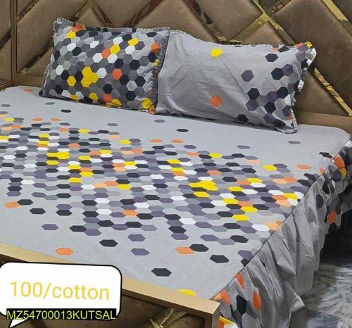 •  Fabric: Cotton•  Pattern: Printed•  Bed Size: Double Bed•  Number O