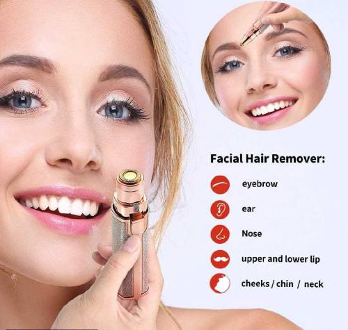 2 in 1 Eyebrow And Facial Hair Trimmer 