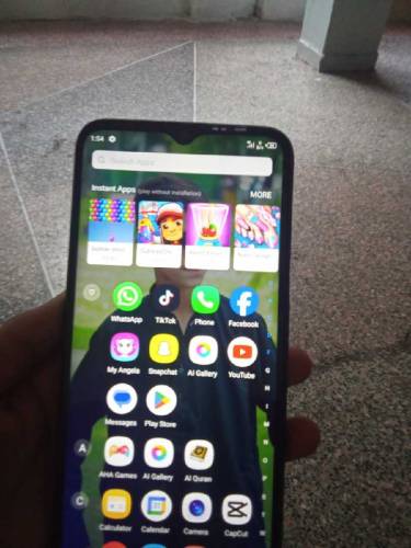 mobile tecno spark 4 back camera damage storage 3.32