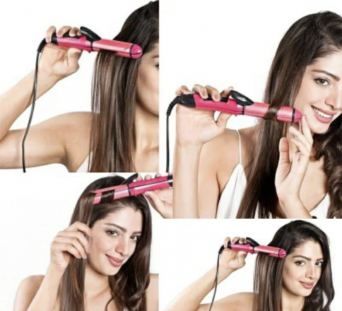 2 in 1 Hair Straightener and Curler