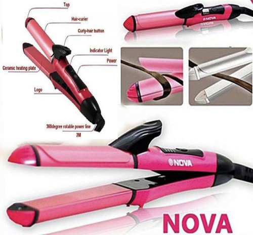2 in 1 Hair Straightener and Curler