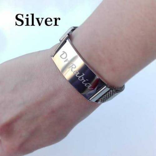 Customized name engrave bracelet