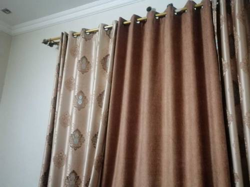 Brown Curtains
