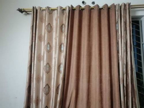 Brown Curtains