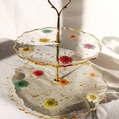 Resin Cake Tray 