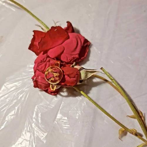 Resin Rose Ring 