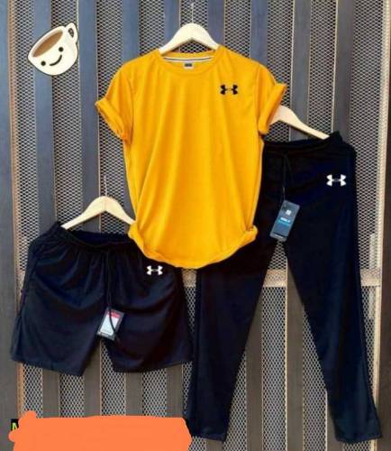 3 PCS Men's stitched cotton jersey