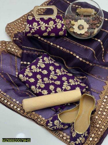 5 pc Handicarfts Womens unstitched