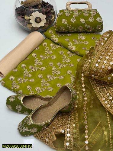 5 pc Handicarfts Womens unstitched