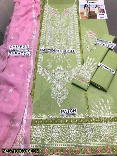 •  Fabric: Lawn•  Pattern: Embroidered•  Shirt Front - Pattern: Embroi