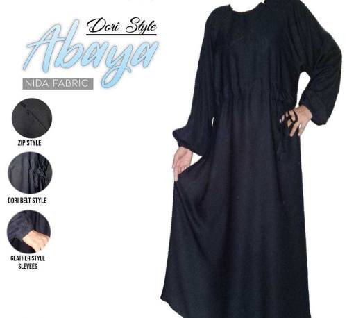 1 Pc Nida Plain Women's Abaya