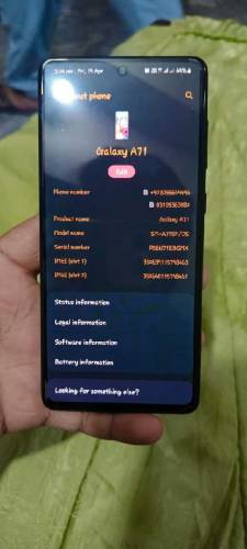 samsung galaxy A71 8GB 128GB
