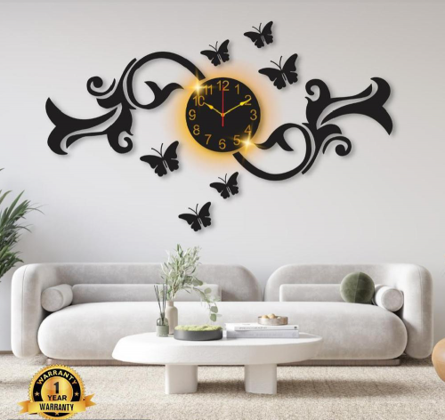 wall clock blacks colour 