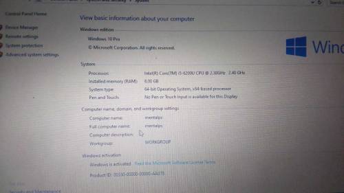 Toshiba laptop cori 5 