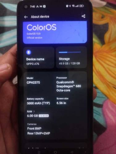 Oppo A76