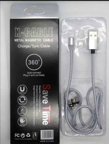 3 in 1 magnetic cable mobile charging wire