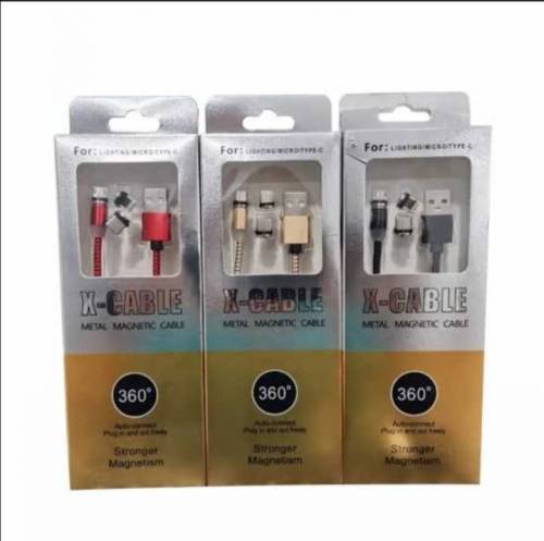 3 in 1 magnetic cable mobile charging wire
