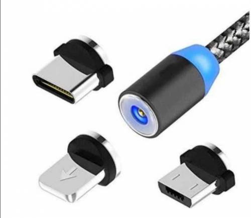 3 in 1 magnetic cable mobile charging wire