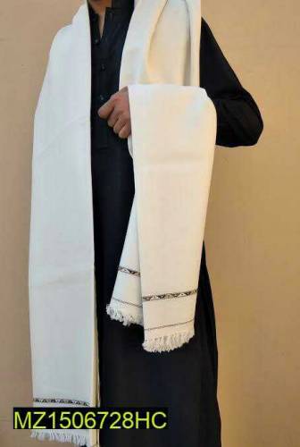 1 pice woolen plain shawl free home deliver