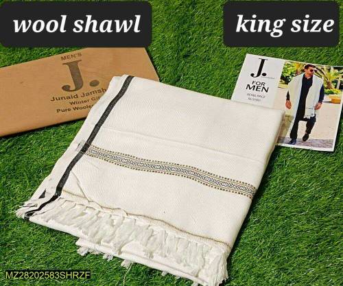 1 pice woolen plain shawl free home deliver