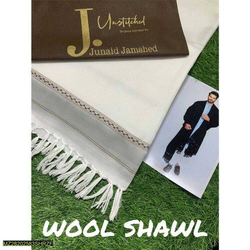 1 pice woolen plain shawl free home deliver