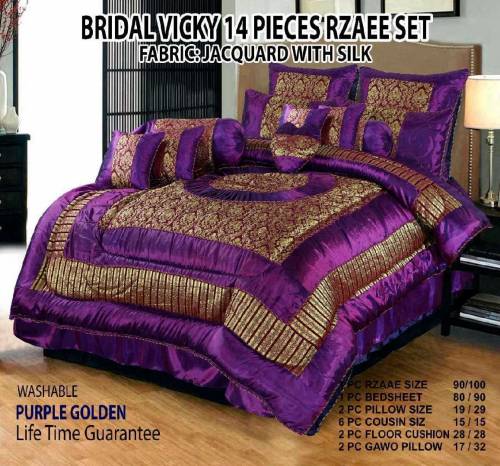 bridal fancy bed set 