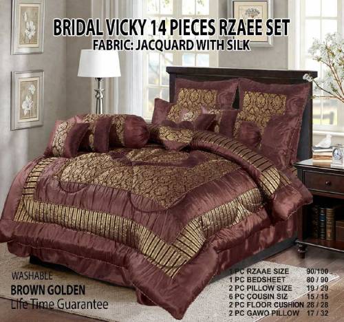 bridal fancy bed set 