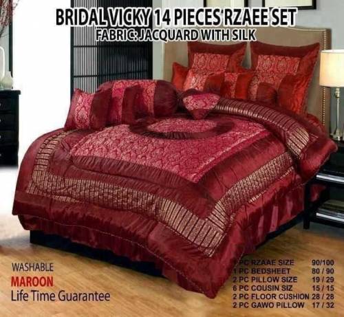 bridal fancy bed set 