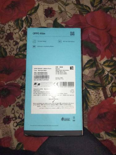 oppo A16 e 