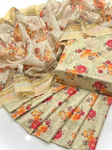 lawn digital printed 3 Pc 