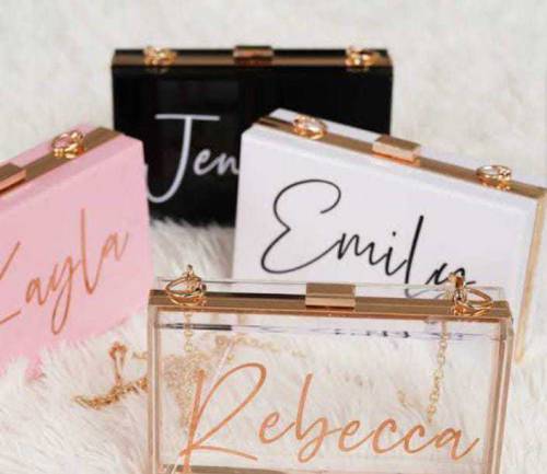 Resin Acralic clutches 