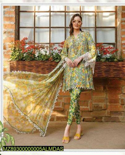 3pcs unstiched women sout