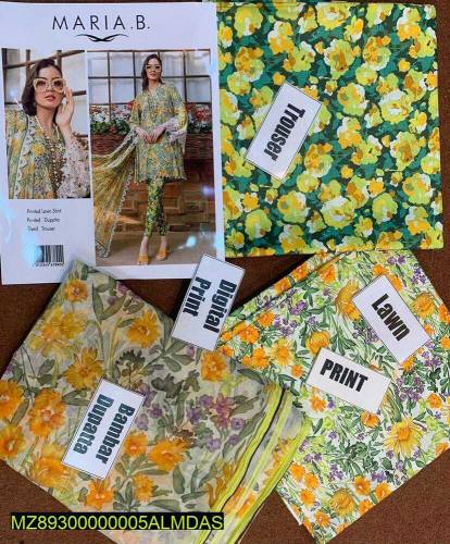 3pcs unstiched women sout