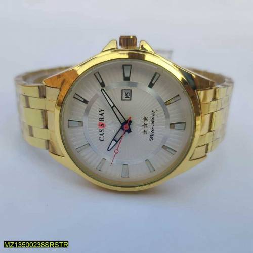 artificial gold watch 