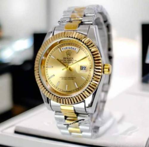 Rolex watch gor mens water proof watch  watch date and day time 3 in 1