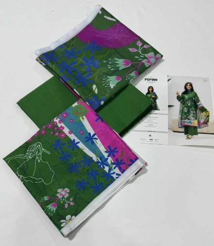 Printed shirtPrinted lawn dupattaPlain trouser