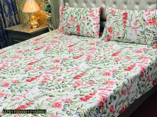 •  Fabric: Cotton•  Pattern: Printed•  Bed Size: Double Bed•  Size Mea