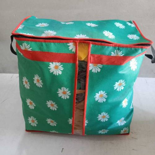 portable Bamboo charcoal clothes blankets large folding Bag storage