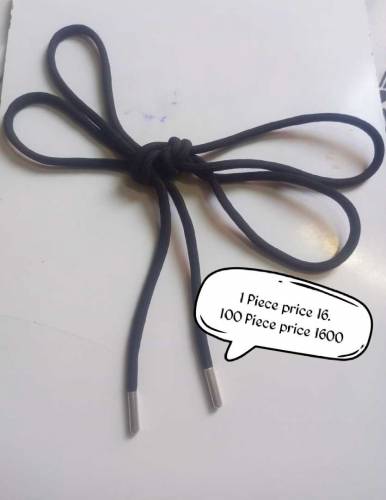 hoodies rope With Matel. Palister string. Silver Mate 32 num. l 