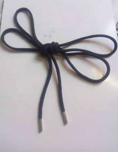 hoodies rope With Matel. Palister string. Silver Mate 32 num. l 