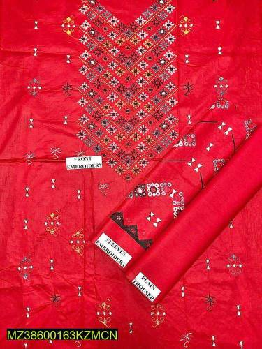 •  Fabric: Lawn•  Shirt Front: Embroidered•  Neckline: Embroidered•  B