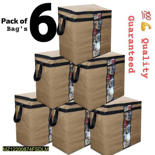 Dust proof storage Bags pack of 6
