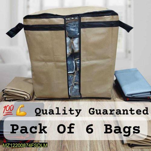 Dust proof storage Bags pack of 6
