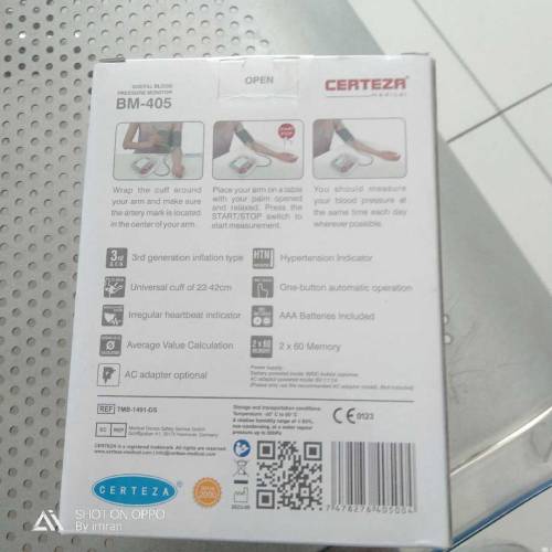BLOOD PRESSURE MONITOR 