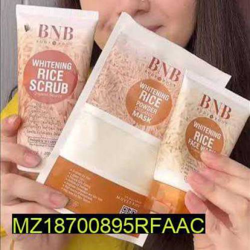 BNB Rice glow Facial kit (Pack of 3)
