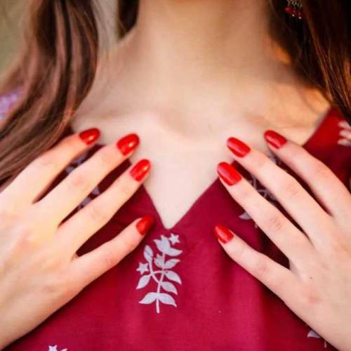 2pcs women lawn stiched suits 