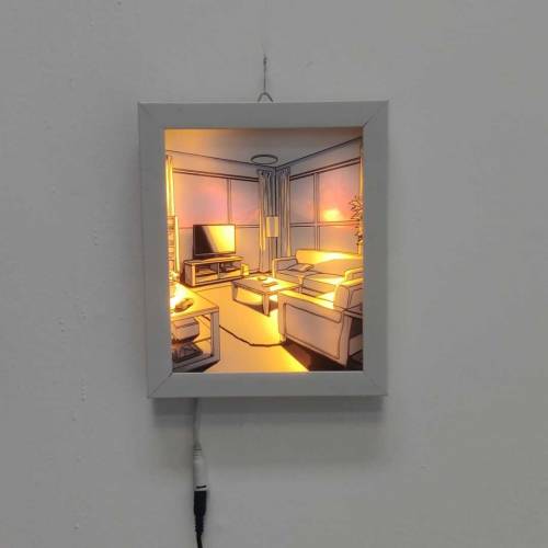 light painting 3d frame 